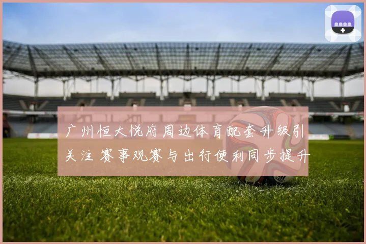 广州恒大悦府周边体育配套升级引关注 赛事观赛与出行便利同步提升